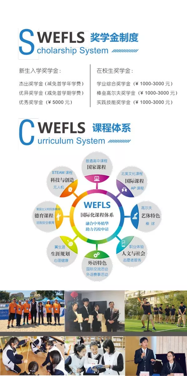 威海實(shí)驗(yàn)外國(guó)語學(xué)校招生獎(jiǎng)學(xué)金制度